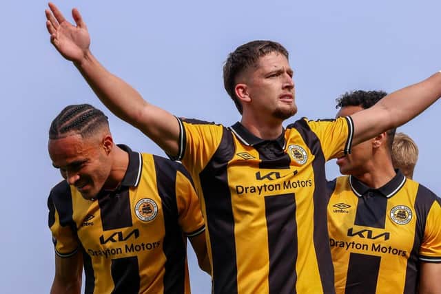 Boston United can look forward to another season in the National League after securing a stunning survival. Pic: Chris Bray.