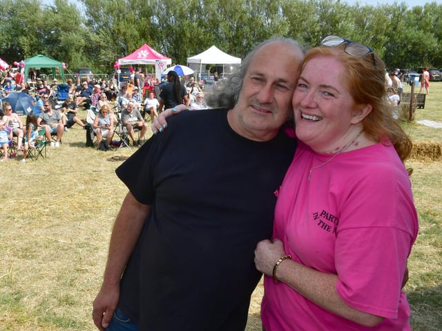Organisers Jo-Jo Thompson and Ray Thompson.