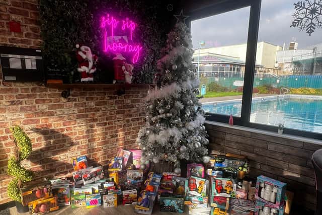 The third annual toy drive is underway in Skegness.