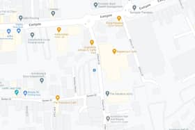 Church Street is closed from the mini-roundabout on Eastgate up to the junction with Queen Street. Photo: Google Maps