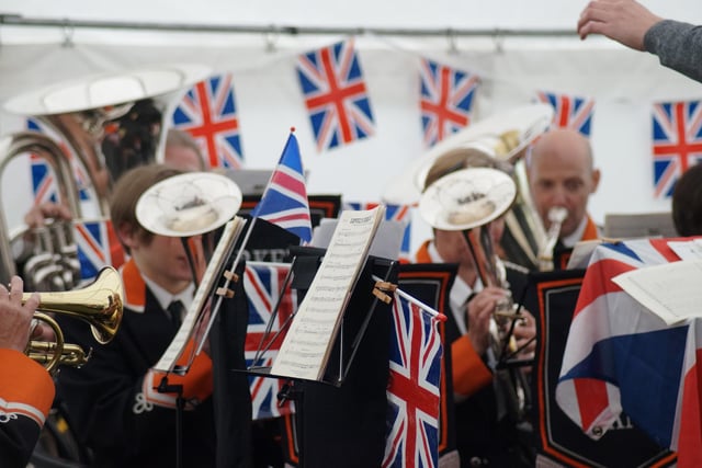 Market Rasen Town band delighted the Caistor crowd