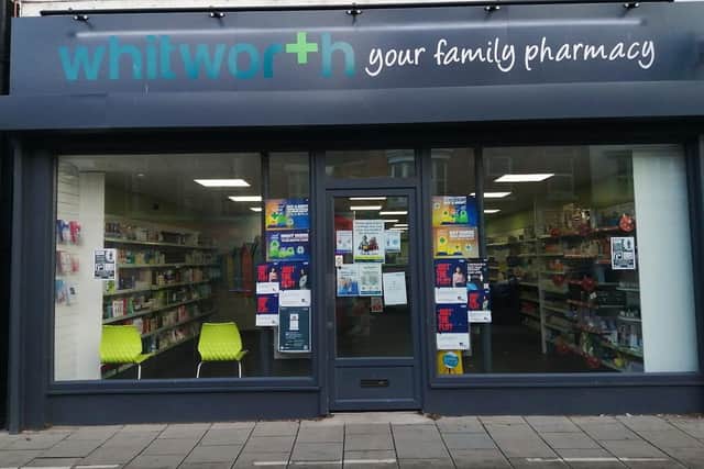 Whitworth Pharmacy in Skegness.