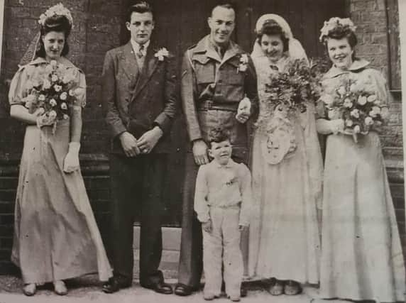 ​Arthur and Olive Woodhouse on their wedding day in 1946.