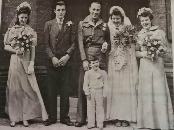 Arthur and Olive Woodhouse on their wedding day in 1946.
