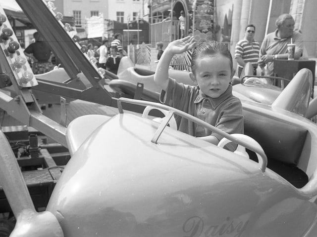 Another youngster on a ride.