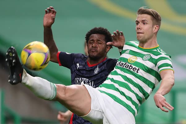 Akeel Francis, pictured playing for Falkirk, has returned to showcase his game at Sleaford Town.