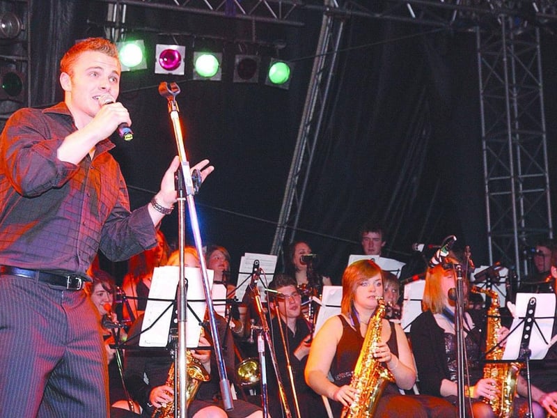 Closing the show on Sunday, Boston Youth Jazz Orchestra.