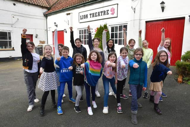 Horncastle Theatre Company's Up-Stagers preparing for Macbeth.