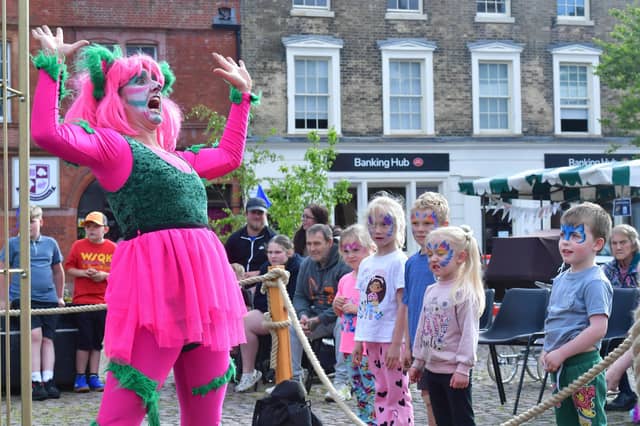 Cartoon Capers by the Birdcage Stage.