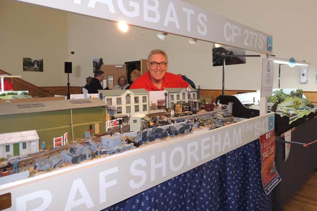 Chairman of Sleaford Model Railway Club, Mark Bamford.