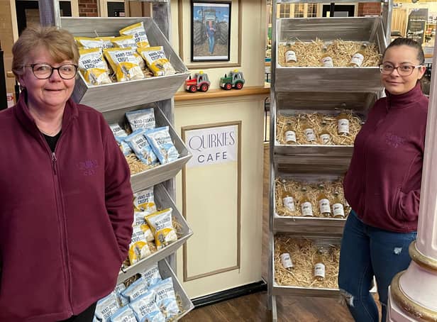 Quirkies manager Carol Emsley (left) with owner Carla Emsley.