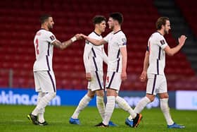 England eased past Albania in confident fashion. (Photo by Mattia Ozbot/Getty Images)