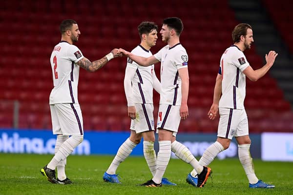 England eased past Albania in confident fashion. (Photo by Mattia Ozbot/Getty Images)