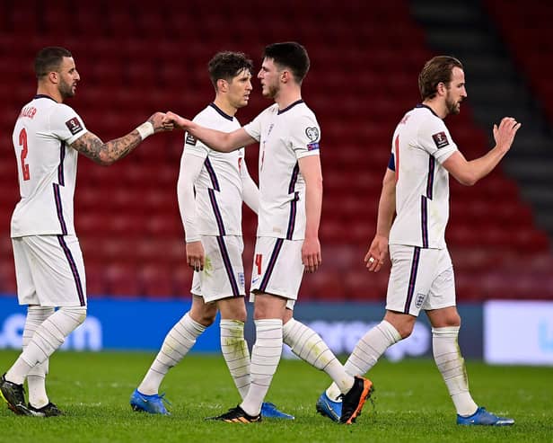 England eased past Albania in confident fashion. (Photo by Mattia Ozbot/Getty Images)