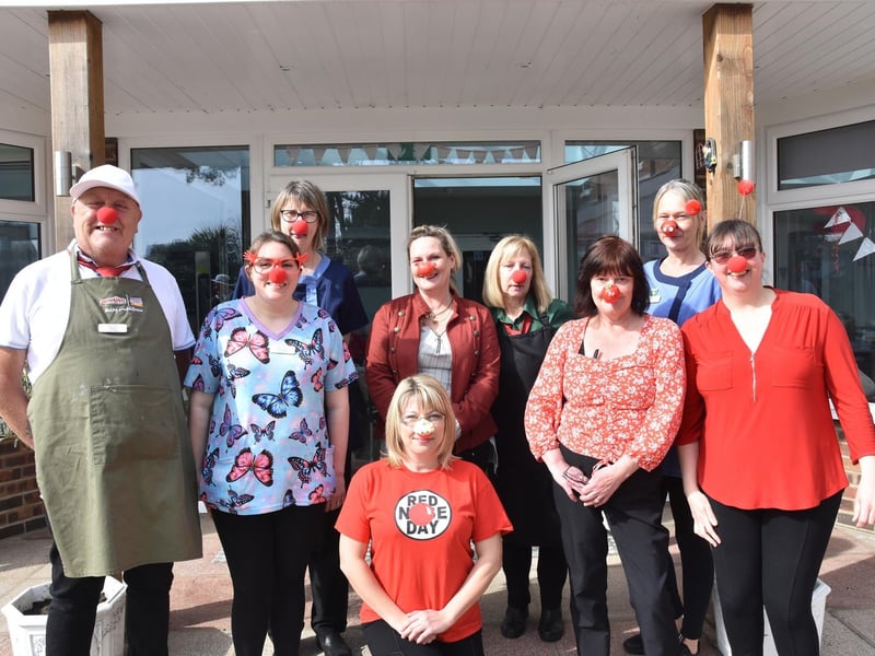 All smiles for Red Nose Day.