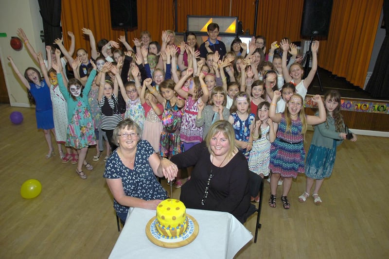 This was the scene 10 years ago as the 1st Heckington Brownies pack celebrated its 40th anniversary and the 2nd Heckington pack marked its 10th. Pictured at the front (cutting a cake) Ruth Allen, former divisional commissioner for Sleaford, and Rebecca Taylor, divisional commissioner for Sleaford