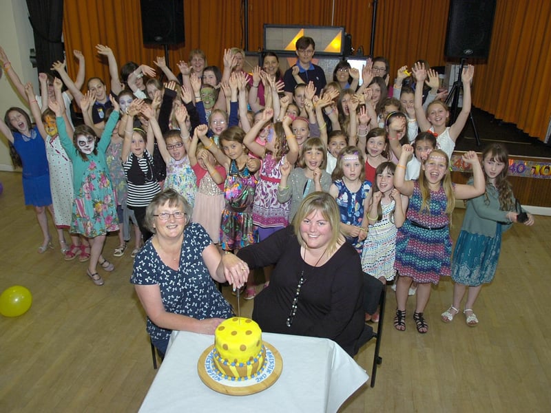 This was the scene 10 years ago as the 1st Heckington Brownies pack celebrated its 40th anniversary and the 2nd Heckington pack marked its 10th. Pictured at the front (cutting a cake) Ruth Allen, former divisional commissioner for Sleaford, and Rebecca Taylor, divisional commissioner for Sleaford