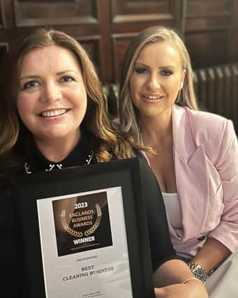 The Little Cleaning Company's officer & operations manager Emma Lee (left) and owner Emma Jacklin.