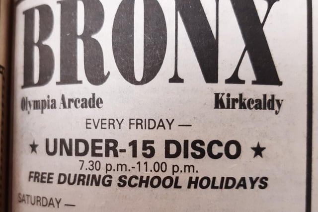 Another long forgotten name - The Bronx was based in the Olympia Arcade.
Saturday was the big night out with DJ Mark.
