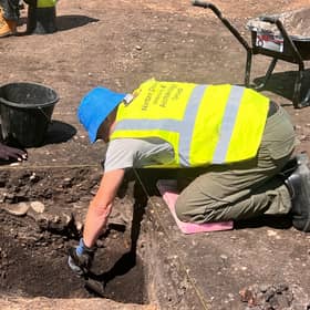 Funding helped an archaeological dig at Norton Disney. Photo: LCC
