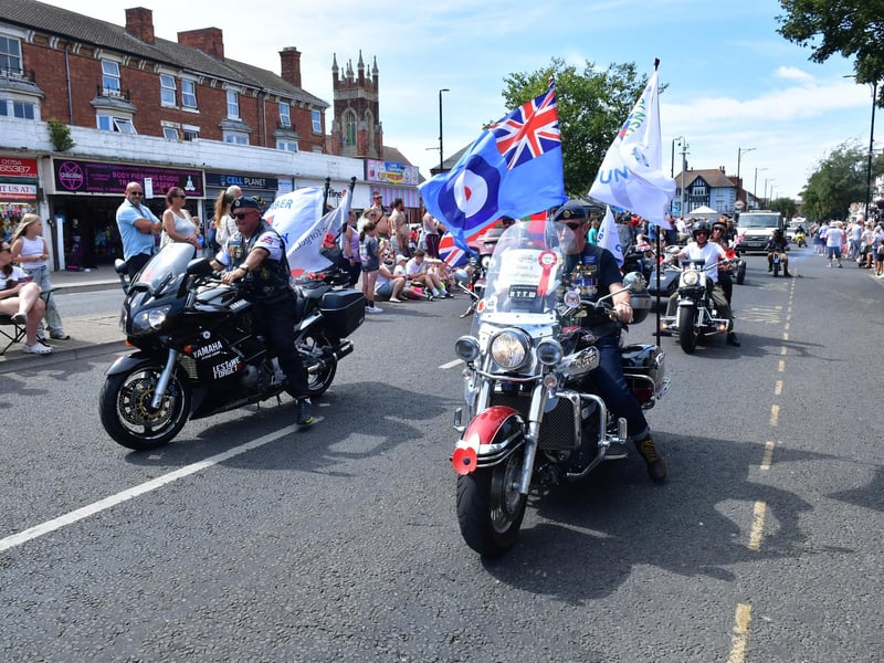 Action from the parade on Sunday, August 9.