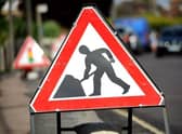 Road works are underway in Boston's Horncastle Road