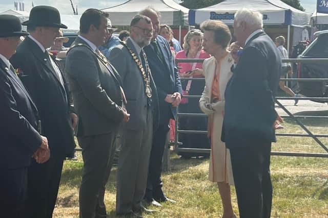 Her Royal Highness, The Princess Royal, was at the Lincolnshire Show