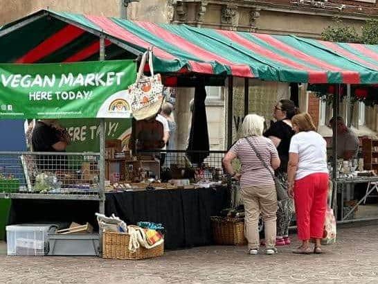 Gainsborough Market 'Vegan Corner' returns this weekend.