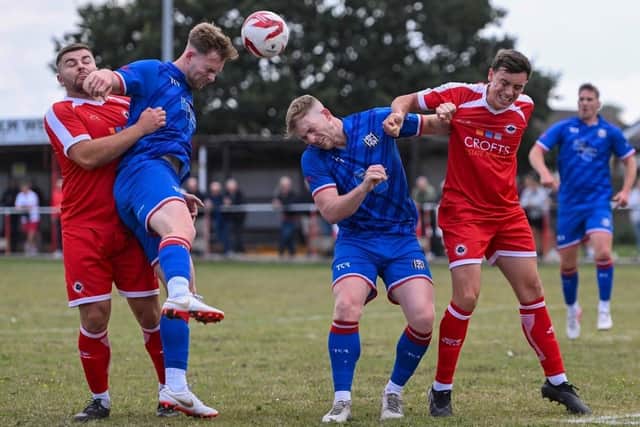 Brigg on their way to derby success at Immingham. Photo by Anna Bäckström.