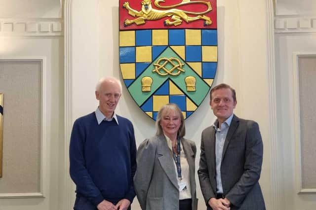 Three Independent councillors have formed a coalition with Conservatives to take control of South Kesteven District Council. From left - Councillors Paul Wood, Penny Milnes and Conservative Leader Graham Jeal Photo: Submitted