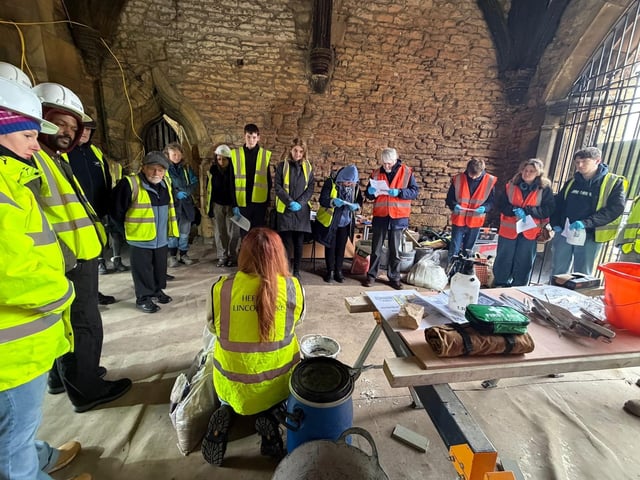 A heritage skills engagement event held last month. Picture: Heritage Lincolnshire