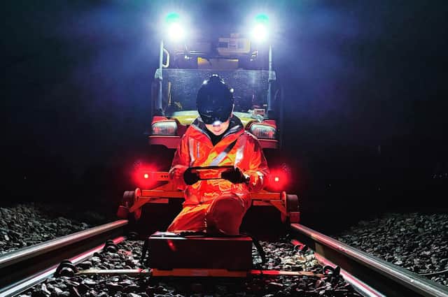 Work being carried out over Christmas 2023 by Network Rail (submitted).