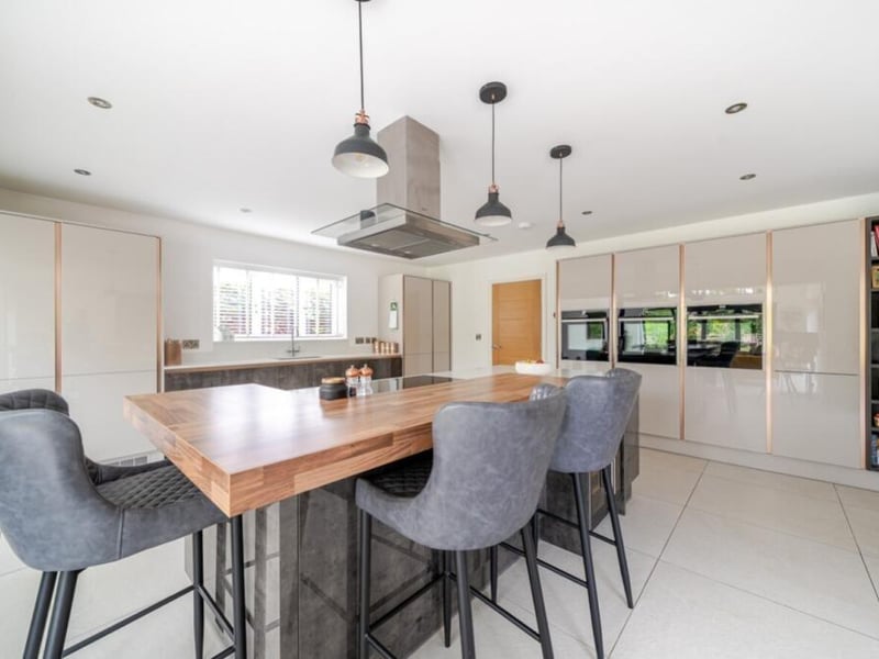Another angle on the kitchen section of the open-plan area.