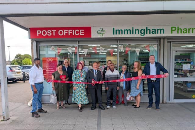 Immingham Post Office official opening