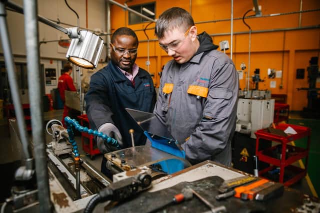 A student of a Lincolnshire Institute of Technology course