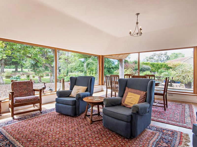 The sun room.