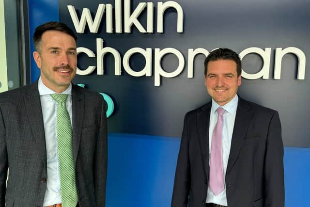 L-R: New partner Luke Rees featured with Ed Capes