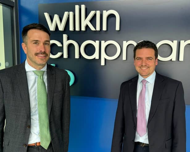 L-R: New partner Luke Rees featured with Ed Capes