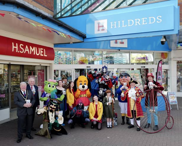 The visit the seaside launch in Skegness.
