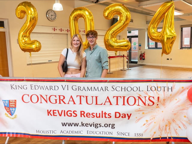 Students celebrating their A-level results