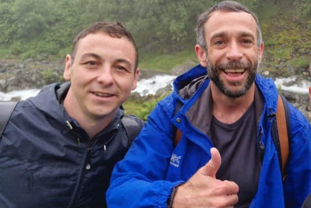 Scott Needham and Andrew Fletcher from Gi Group taking on the 3 peaks challenge