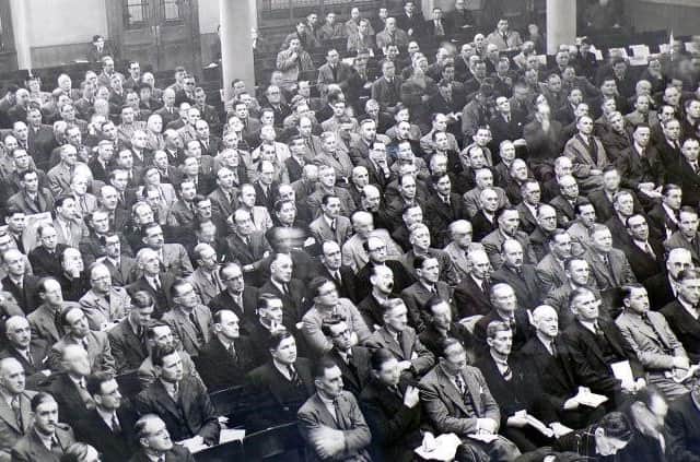 A meeting in the early days of the NFU