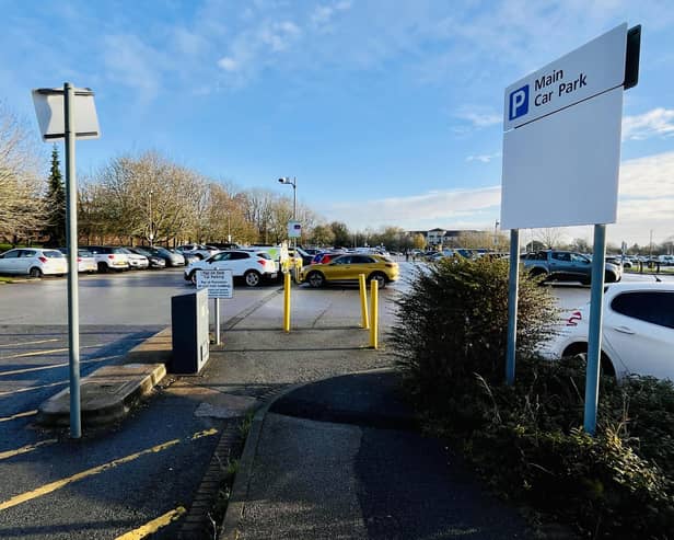Lincoln County Hospital Car Park. Photo LDRS