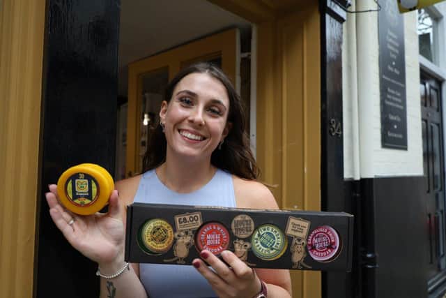 Molly Haines from The Mouse House Cheese Co with new cheese