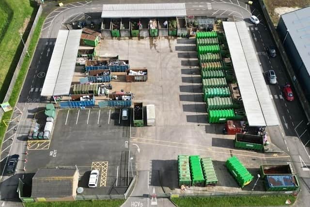 The household waste recycling centre at the Fairfield Industrial Estate on Bolingbroke Road, Louth. (PHOTO BY: Google Maps)