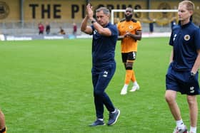 Paul Hurst - Pilgrims should take confidence from midweek draw ahead of Forest Green trip. Pic by Alex Mather Photography.