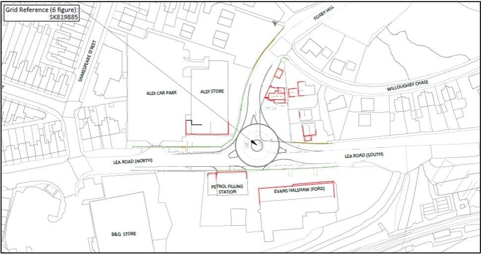 Work on roundabout in Gainsborough to serve new housing development will start in January 