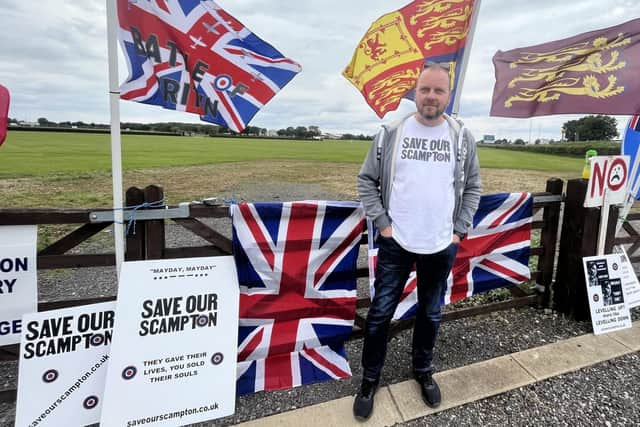 Paul Carter, of Save Our Scampton. (Photo by: James Turner/Local Democracy Reporting Service)