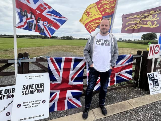 Paul Carter, of Save Our Scampton. (Photo by: James Turner/Local Democracy Reporting Service)