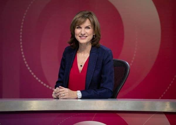 Fiona Bruce will once again be hosting BBC Question Time.